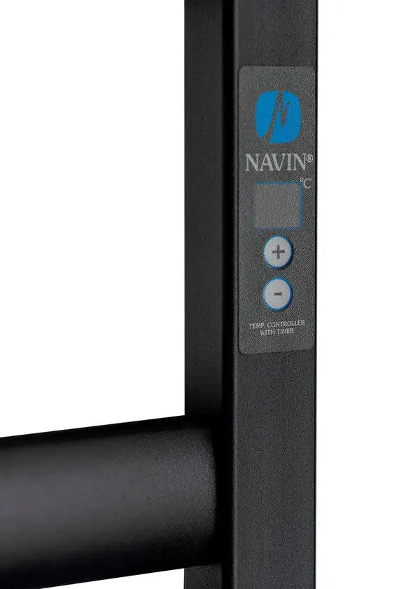 Navin Рушникосушарка Ellipse 500х1000 Digital ліва (чорний муар) 12-245152-5010 Navin Рушникосушарка Ellipse 500х1000 Digital ліва (чорний муар) 12-245152-5010