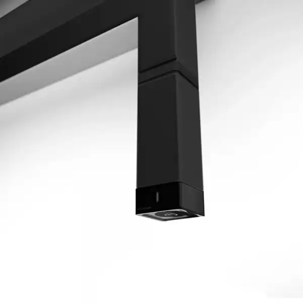 Полотенцесушитель электрический Terma ZigZag 50 х 83,5h см с наружным тэном One, чёрный матовый (WLZIG083050/9005/ONE) фото 2 Aquada.com.ua Полотенцесушитель электрический Terma ZigZag 50 х 83,5h см с наружным тэном One, чёрный матовый (WLZIG083050/9005/ONE) фото 2 Aquada.com.ua