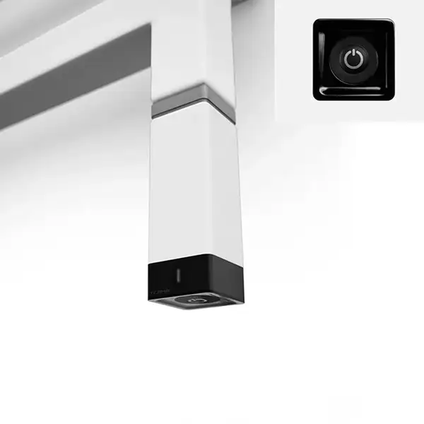 Полотенцесушитель электрический Terma ZigZag в комплекте с тэн One 50 x 131h см, белый матовый (WLZIG131050/9016/ONE) фото 2 Aquada.com.ua Полотенцесушитель электрический Terma ZigZag в комплекте с тэн One 50 x 131h см, белый матовый (WLZIG131050/9016/ONE) фото 2 Aquada.com.ua