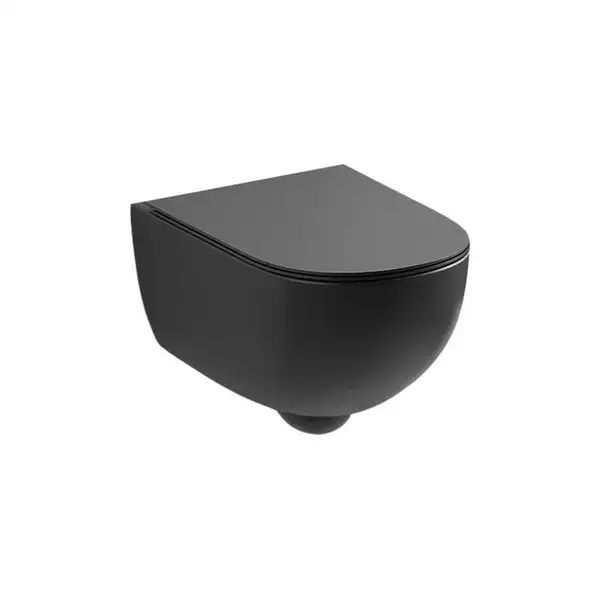 Nic-Design Кришка для унітазу Nic Design Pin Soft-Close, Nero glossy (005712008)