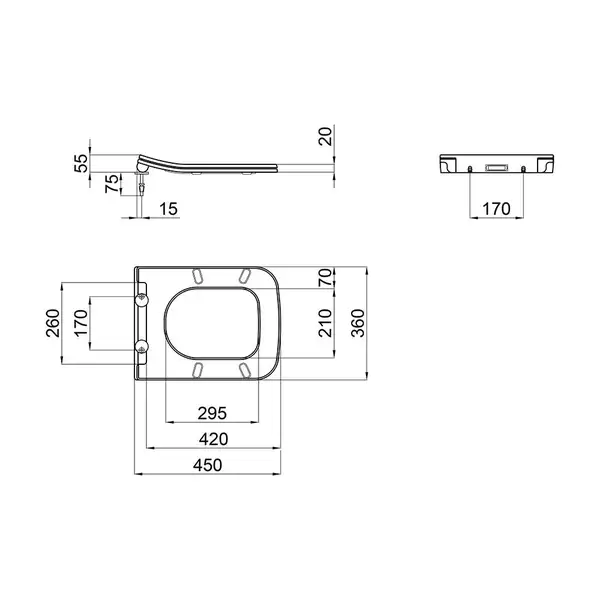 Сиденье для унитаза Qtap (Crow) с микролифтом Slim QT0599SC2170W (QT99SC2170W) Сиденье для унитаза Qtap (Crow) с микролифтом Slim QT0599SC2170W (QT99SC2170W)