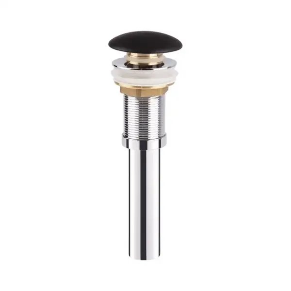 Донный клапан для раковины Qtap F009M 70х70х220 Matt black (QT066F009MMB) Донный клапан для раковины Qtap F009M 70х70х220 Matt black (QT066F009MMB)