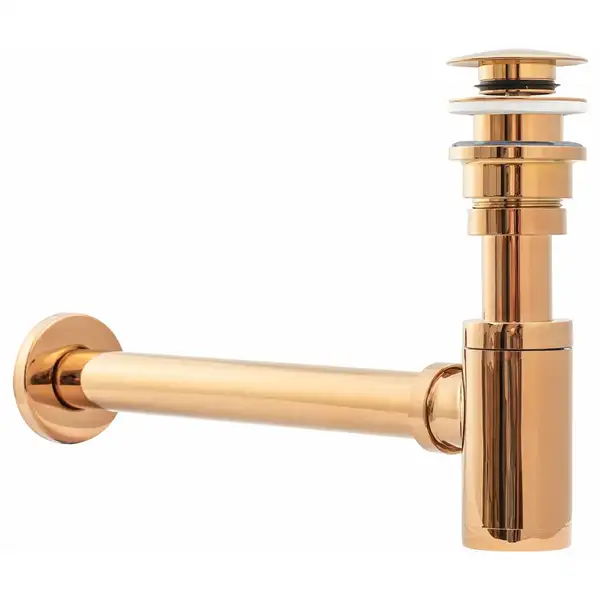 Сифон универсальный для раковины (умывальника) REA ROSE GOLD CLICK-KLAK розовое золото (REA-A8541) Сифон универсальный для раковины (умывальника) REA ROSE GOLD CLICK-KLAK розовое золото (REA-A8541)