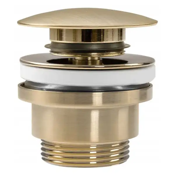 Донный клапан для умывальника REA KLIK-KLAK BRUSHED GOLD золотой матовый (REA-A8585) Донный клапан для умывальника REA KLIK-KLAK BRUSHED GOLD золотой матовый (REA-A8585)