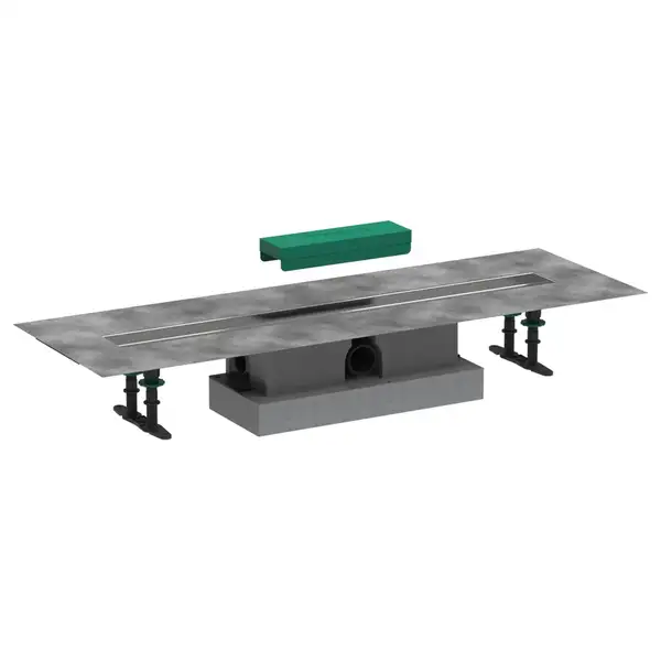 Дренажный канал для стандартной установки 80 см Hansgrohe uBox universal (комплект внешняя и скрытая части) (56024180) фото 1 Aquada.com.ua