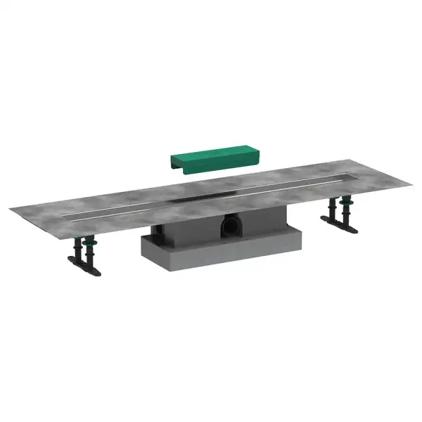 Дренажный канал для стандартной установки 90 см Hansgrohe uBox universal (комплект внешняя и скрытая части) (56025180) фото 1 Aquada.com.ua