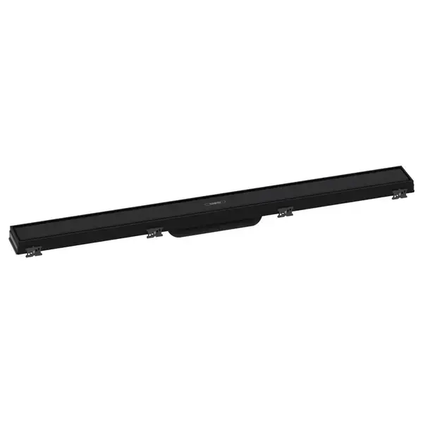 Трап для душа 80 см Hansgrohe RainDrain Match, чёрный матовый (56038670) фото 1 Aquada.com.ua