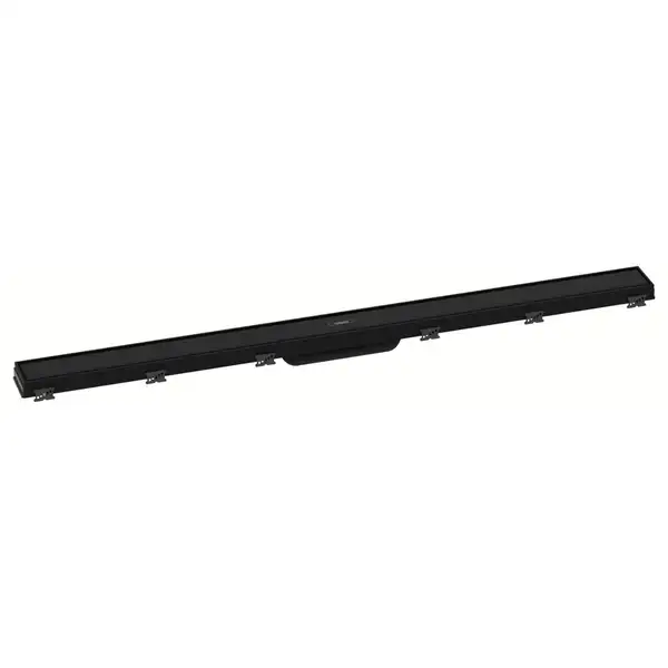 Трап для душа 100 см Hansgrohe RainDrain Match, чёрный матовый (56041670) фото 1 Aquada.com.ua