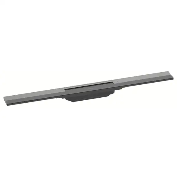Трап для душа 70 см Hansgrohe RainDrain Flex, матовый чёрный хром (56043340) фото 1 Aquada.com.ua