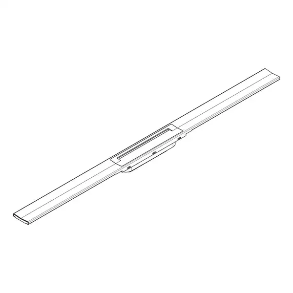 Трап для душу 100 см Hansgrohe RainDrain Flex, шліфована сталь  56046800