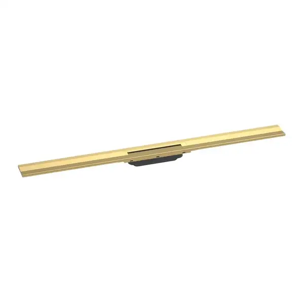 Верхня частина зливу для душу Hansgrohe RainDrain Flex для каналу (пристінний) 100 см, Polished Gold Optic (56053990)