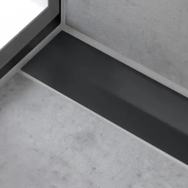 Внешняя часть трапа для душа, укорачиваемого 120 см Hansgrohe RainDrain Flex (чёрный матовый) 56054670