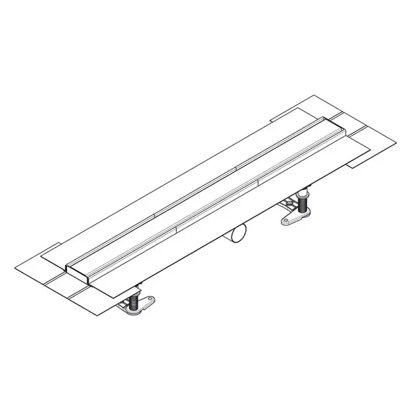 HANSGROHE RainDrain Compact Flat Душевой трап 70 см, матовый (56164800) HANSGROHE RainDrain Compact Flat Душевой трап 70 см, матовый (56164800)