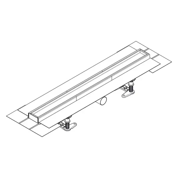 Hansgrohe RainDrain Compact Flat Трап для душа под плитку 70 см (56165000) Hansgrohe RainDrain Compact Flat Трап для душа под плитку 70 см (56165000)