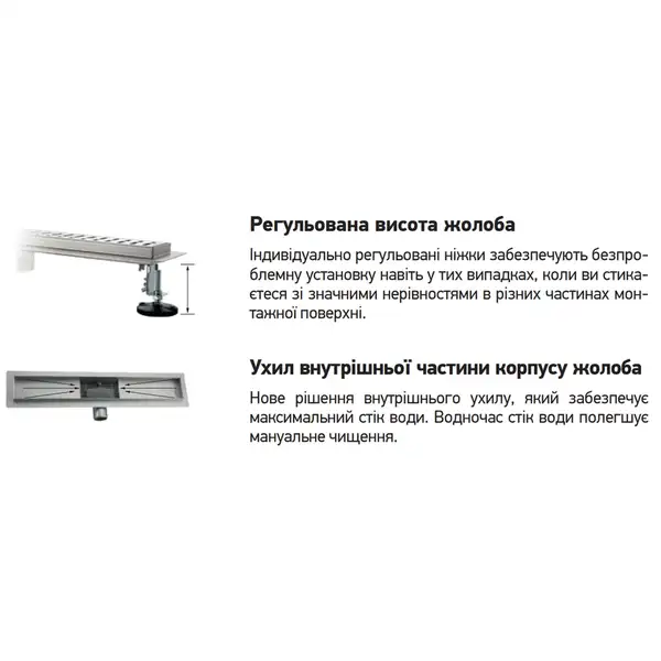 KOER FD20-70x650 Душовий трап лінійний, нержавійка (KR4743) KOER FD20-70x650 Душовий трап лінійний, нержавійка (KR4743)