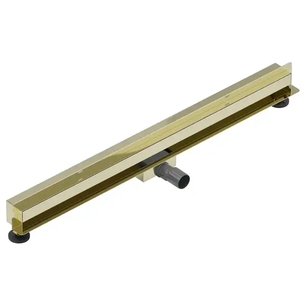 Трап для душа MEXEN FLAT WALL 2в1 настенный GOLD золотой 120 см (MEX-1530120) Трап для душа MEXEN FLAT WALL 2в1 настенный GOLD золотой 120 см (MEX-1530120)