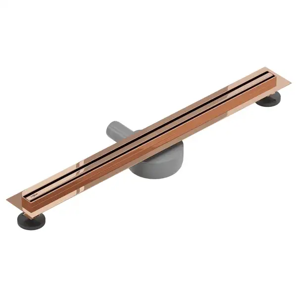 Трап для душа MEXEN FLAT 360° SLIM ROSE GOLD розовое золото 70 см (MEX-1641070)