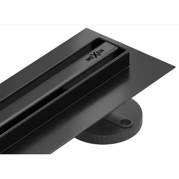 Трап для душа MEXEN FLAT 360° SLIM BLACK черный 90 см (MEX-1741090)