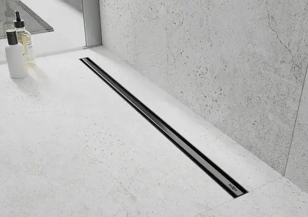Трап для душа MEXEN FLAT 360° SLIM BLACK черный 100 см (MEX-1741100)