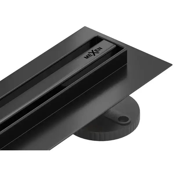 Трап для душа MEXEN FLAT 360° SLIM BLACK черный 180 см (MEX-1741180) Трап для душа MEXEN FLAT 360° SLIM BLACK черный 180 см (MEX-1741180)