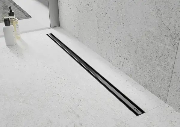Трап для душа MEXEN FLAT 360° SLIM BLACK черный 180 см (MEX-1741180) Трап для душа MEXEN FLAT 360° SLIM BLACK черный 180 см (MEX-1741180)