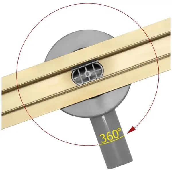 Трап для душа REA NEO SLIM MIRROR GOLD PRO 60см (REA-G5698) Трап для душа REA NEO SLIM MIRROR GOLD PRO 60см (REA-G5698)