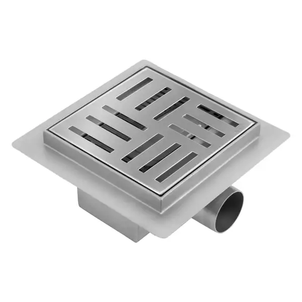 Трап для душа REA CROSS 15x15 NICKIEL BRUSHED (REA-G6201)