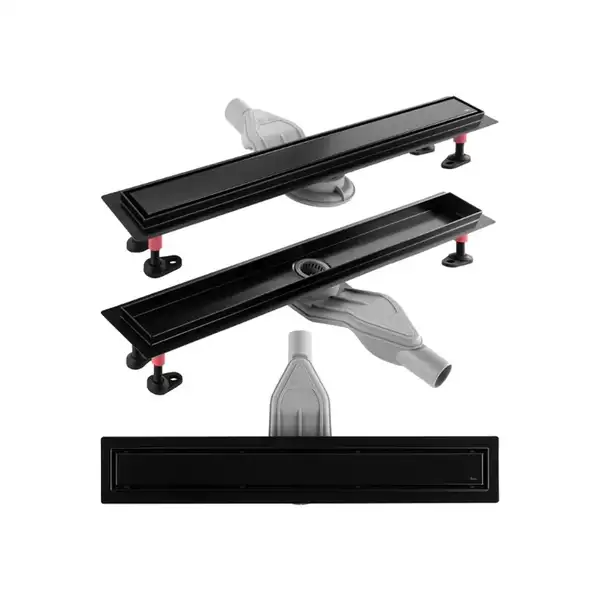 Трап для душа REA NEOX 80 SUPERFLOW BLACK черный (REA-G7807) Трап для душа REA NEOX 80 SUPERFLOW BLACK черный (REA-G7807)