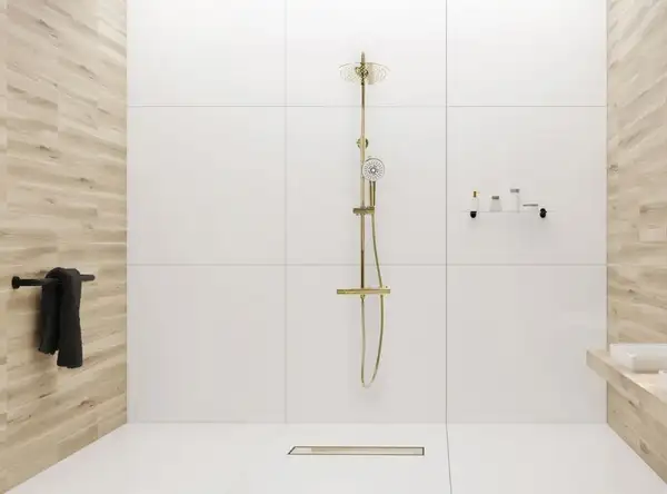 Трап для душа REA PURE NEO GOLD PRO 60 см (REA-G8009)