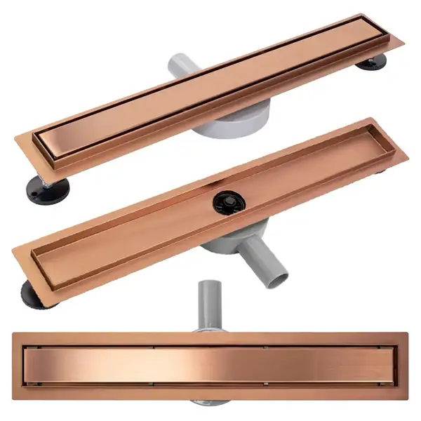 Трап для душа REA PURE NEO BRUSHED COPPER 80 см. (REA-G8022) Трап для душа REA PURE NEO BRUSHED COPPER 80 см. (REA-G8022)