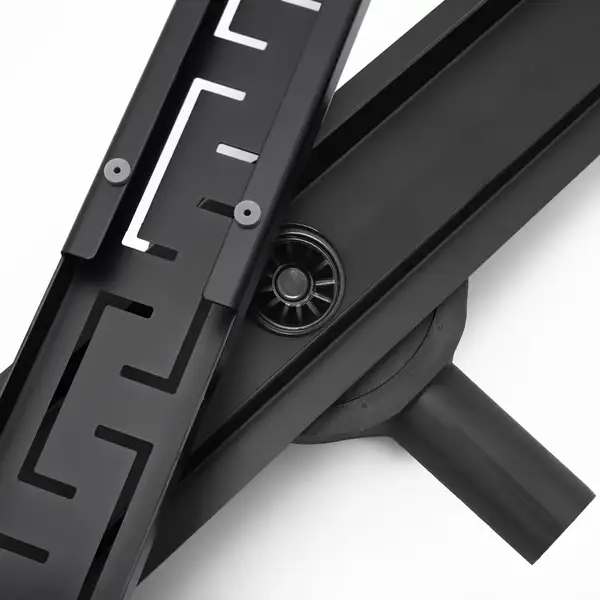 Трап для душа REA GREEK 80 PRO BLACK черный (REA-G8025)