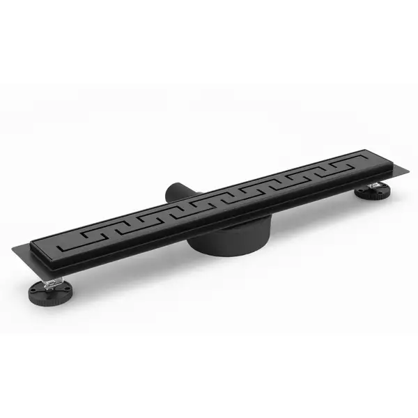 Трап для душа REA GREEK 80 PRO BLACK черный (REA-G8025)