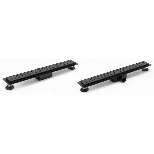 Трап для душа REA GREEK BLACK MATT 50 см (REA-G8600)