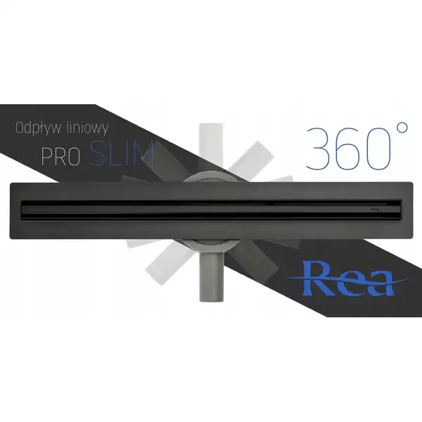 Трап для душа REA NEO SLIM PRO BLACK черный 100 см (REA-G8904) Трап для душа REA NEO SLIM PRO BLACK черный 100 см (REA-G8904)