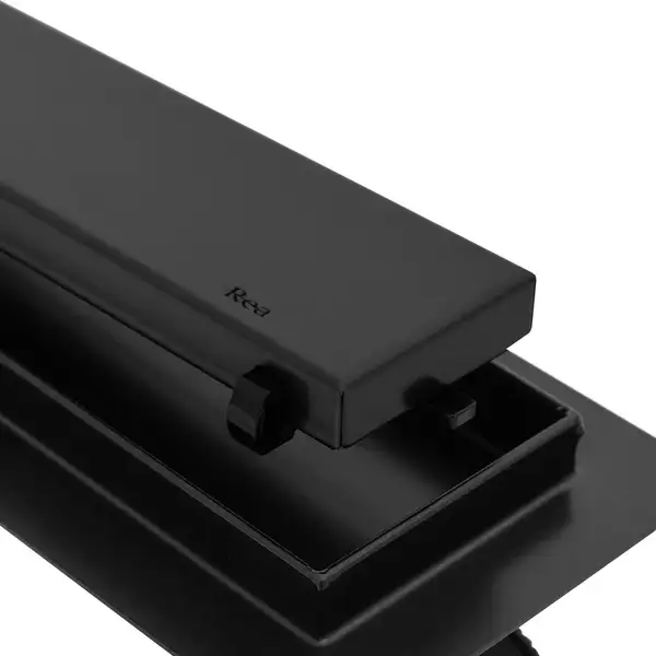 Трап для душа REA NEO PRO BLACK 2в1 черный 70 см (REA-G8906)