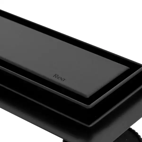 Трап для душа REA NEO PRO BLACK 2в1 черный 90 см (REA-G8908)