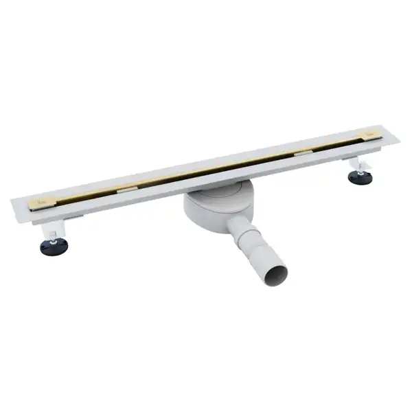 Трап для душа REA NEO ULTRA SLIM PRO BRUSHED GOLD 80 (REA-G9805)