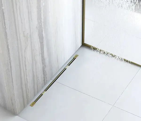 Трап для душа REA NEO ULTRA SLIM PRO BRUSHED GOLD 80 (REA-G9805)