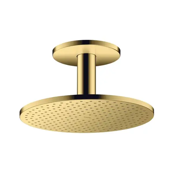 Верхній душ з тримачем Axor ShowerSolutions 300 1jet, polished gold optic (35301990)