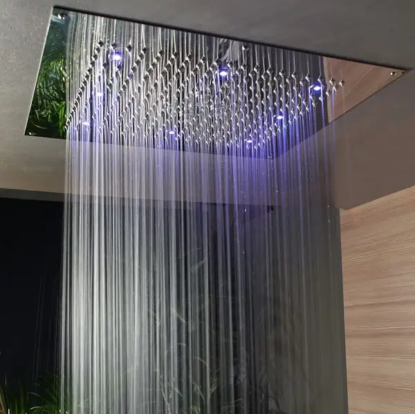 Верхній душ BOSSINI Dream 8 RGB LED, для підвісної стелі 57x47сm, хром (H38661000030016) Верхній душ BOSSINI Dream 8 RGB LED, для підвісної стелі 57x47сm, хром (H38661000030016)