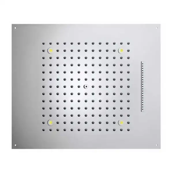 Верхній душ BOSSINI Dream / 2 дощ, водоспад, 4RGB LED, для підвісної стелі 57x 47сm, хром (H38906000030016)