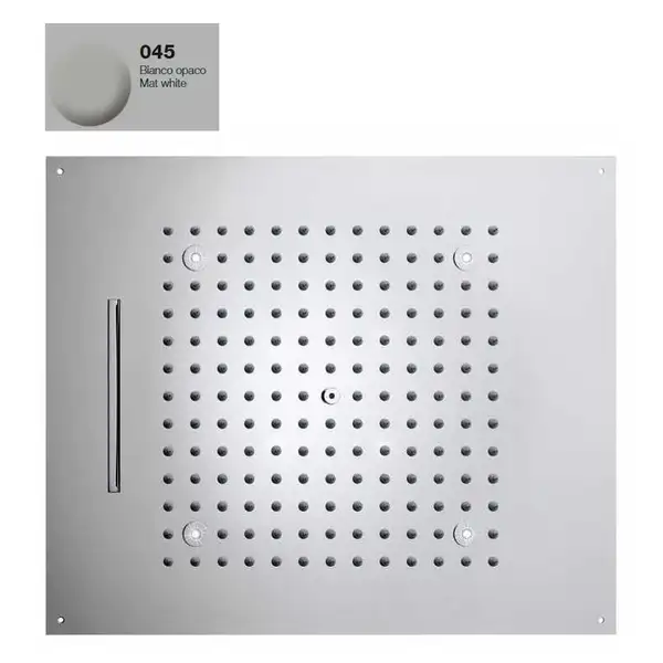 Верхній душ BOSSINI Dream / 2 дощ, каскад, 4 LED, 57x 47сm, mat white (H38915000045016) Верхній душ BOSSINI Dream / 2 дощ, каскад, 4 LED, 57x 47сm, mat white (H38915000045016)