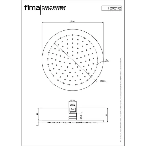 Fima Carlo Верхній душ Wellness (F2621-2CR), Fima (F2621/2CR) Fima Carlo Верхній душ Wellness (F2621-2CR), Fima (F2621/2CR)