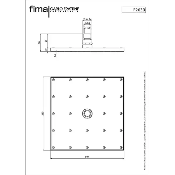 Fima Carlo Верхній душ Wellness Black matt (F2630-2NS), Fima (F2630/2NS) Fima Carlo Верхній душ Wellness Black matt (F2630-2NS), Fima (F2630/2NS)