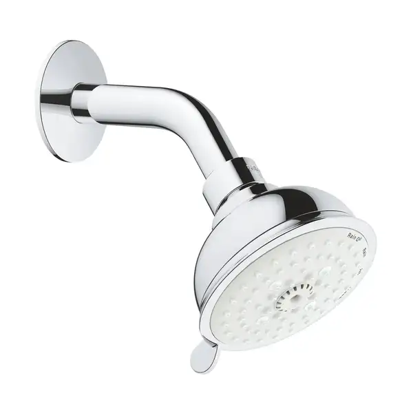 Верхній душ і душовий кронштейн Grohe Tempesta Rustic 100, хром (26089001)