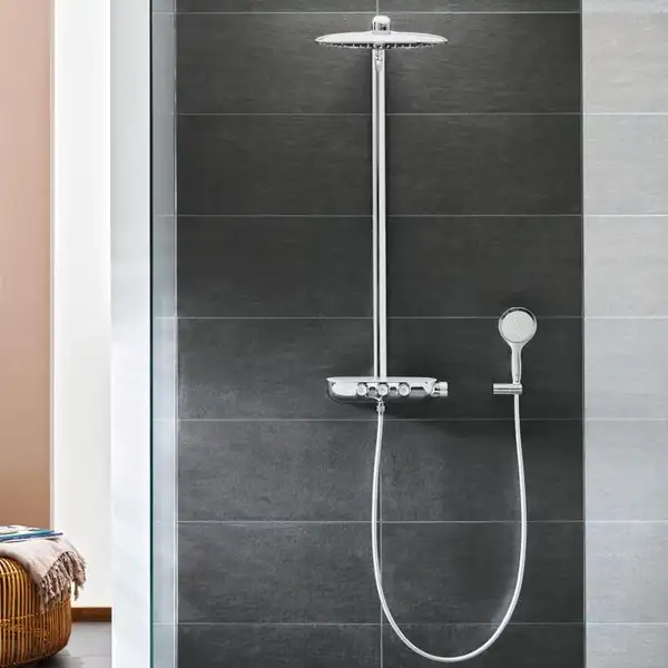 Душова система з термостатом для душа Grohe Rainshower SmartControl (26250000)
