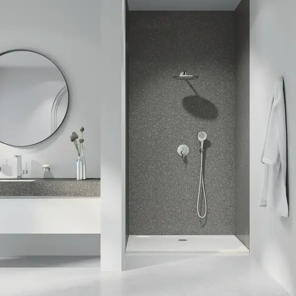 Верхній душ з настінним кронштейном Grohe Rainshower Mono (26557000) Верхній душ з настінним кронштейном Grohe Rainshower Mono (26557000)