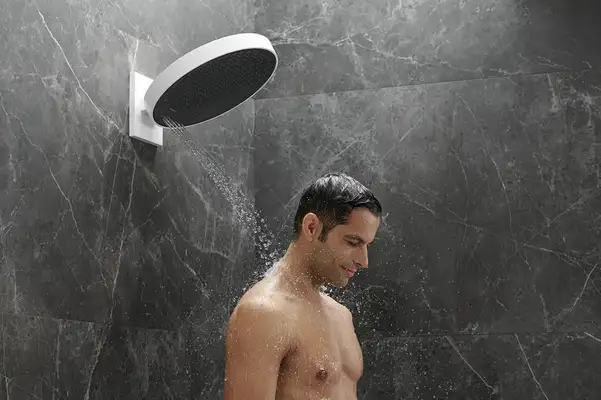Верхний душ Ø 250 мм Hansgrohe Rainfinity EcoSmart, 3 типа струи (цвет - белый матовый) (26233700) фото 5 Aquada.com.ua Верхний душ Ø 250 мм Hansgrohe Rainfinity EcoSmart, 3 типа струи (цвет - белый матовый) (26233700) фото 5 Aquada.com.ua