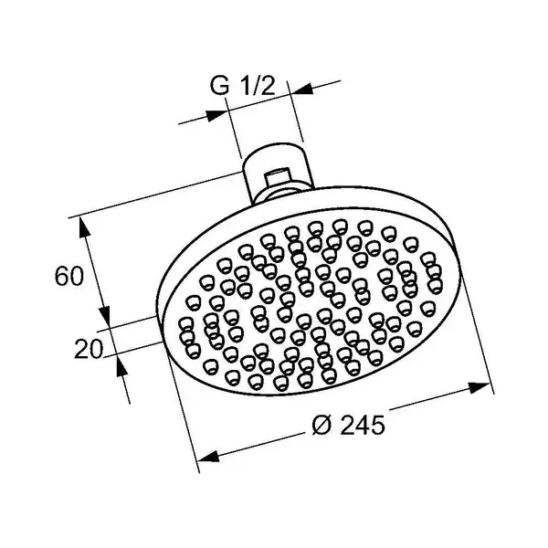 Верхній душ A-QA ECO, 250мм 6652105-00, KLUDI (6652105-00) Верхній душ A-QA ECO, 250мм 6652105-00, KLUDI (6652105-00)