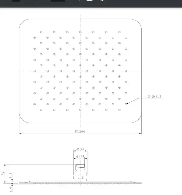 верхній душ Omnires Ultra Slimline chrome 30x30 cm (WGU230CR) верхній душ Omnires Ultra Slimline chrome 30x30 cm (WGU230CR)